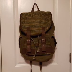 Rare Tom's Canvas Safari Backpack